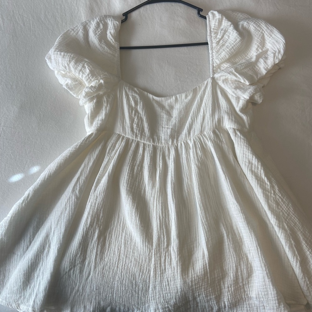 White Princess Polly Romper